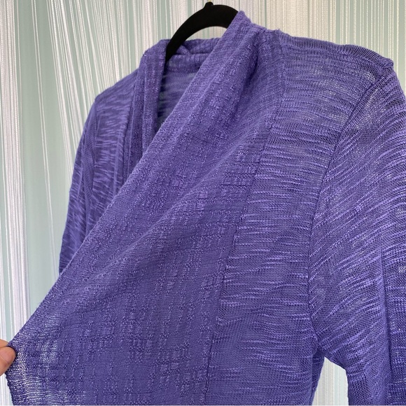 Seduction Purple Cardigan Size XS - Picture 8 of 16